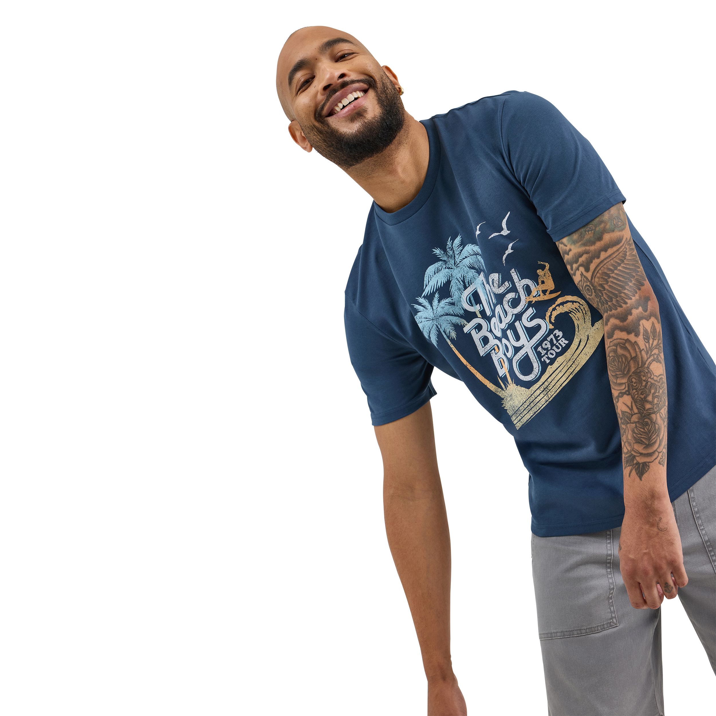 T-shirt graphique «Beach Boys» pour hommes, Wrangler