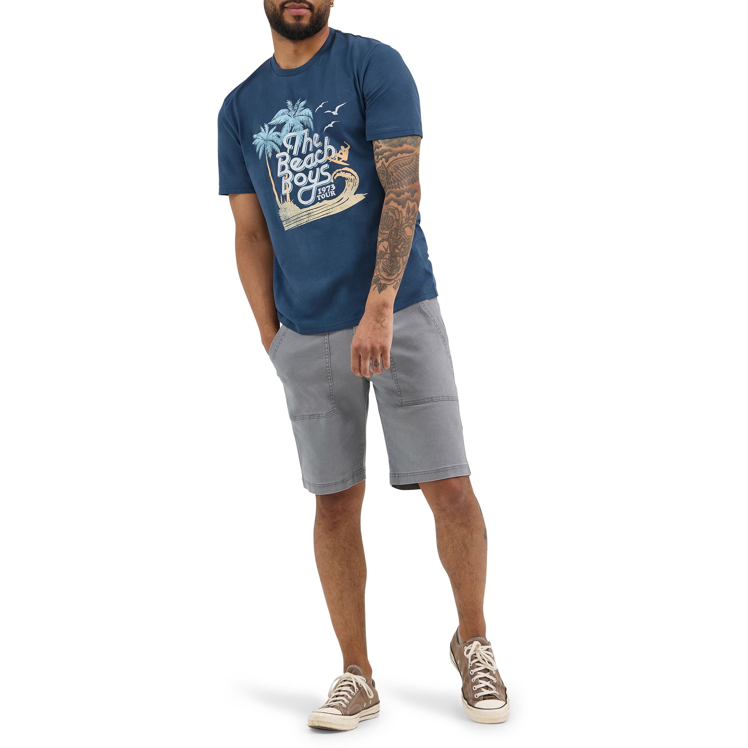 T-shirt graphique «Beach Boys» pour hommes, Wrangler