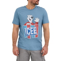T-shirt graphique pour hommes, Icee, Wrangler Front_Flat