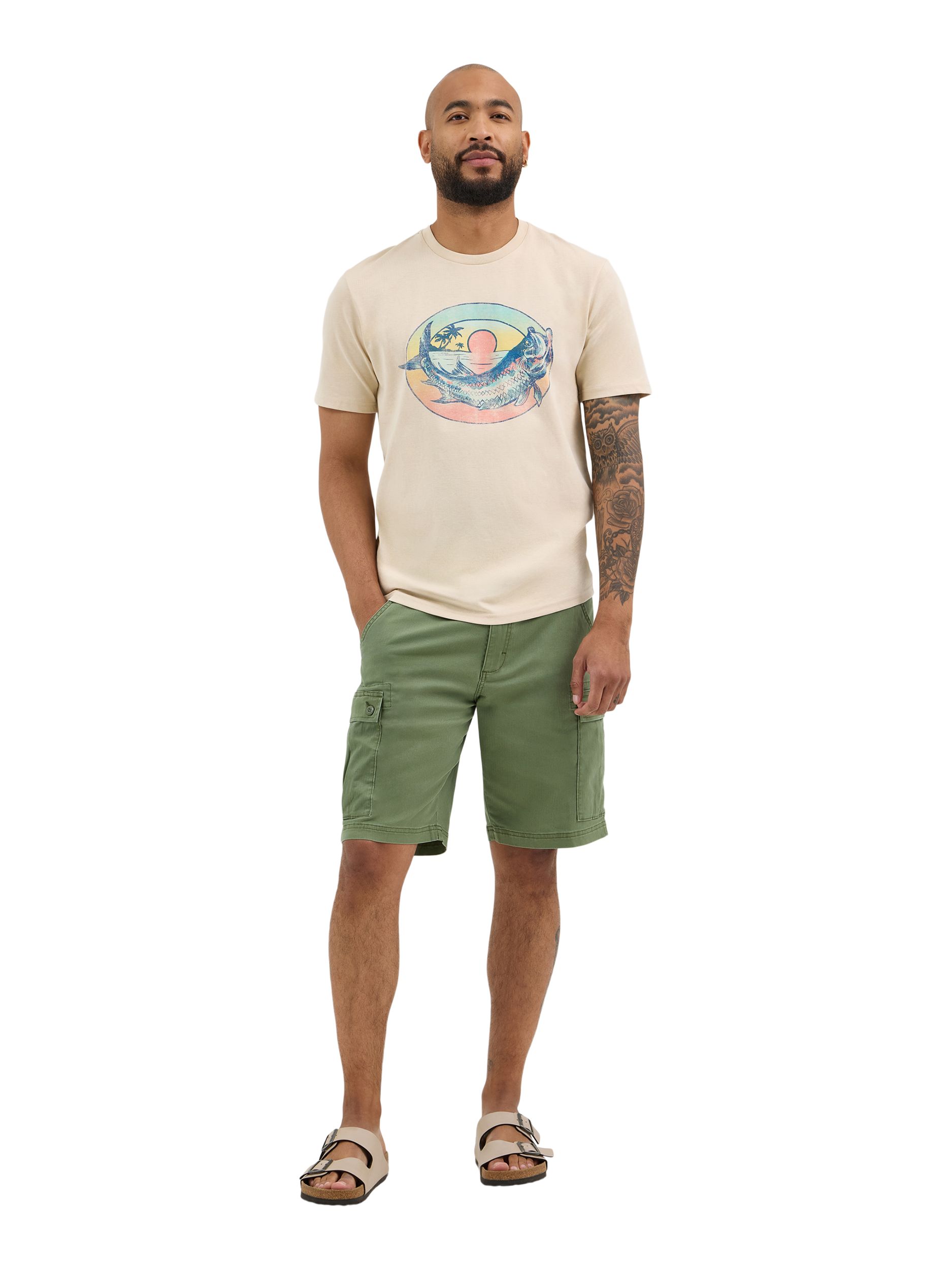 T-shirt graphique poisson pour hommes, Wrangler