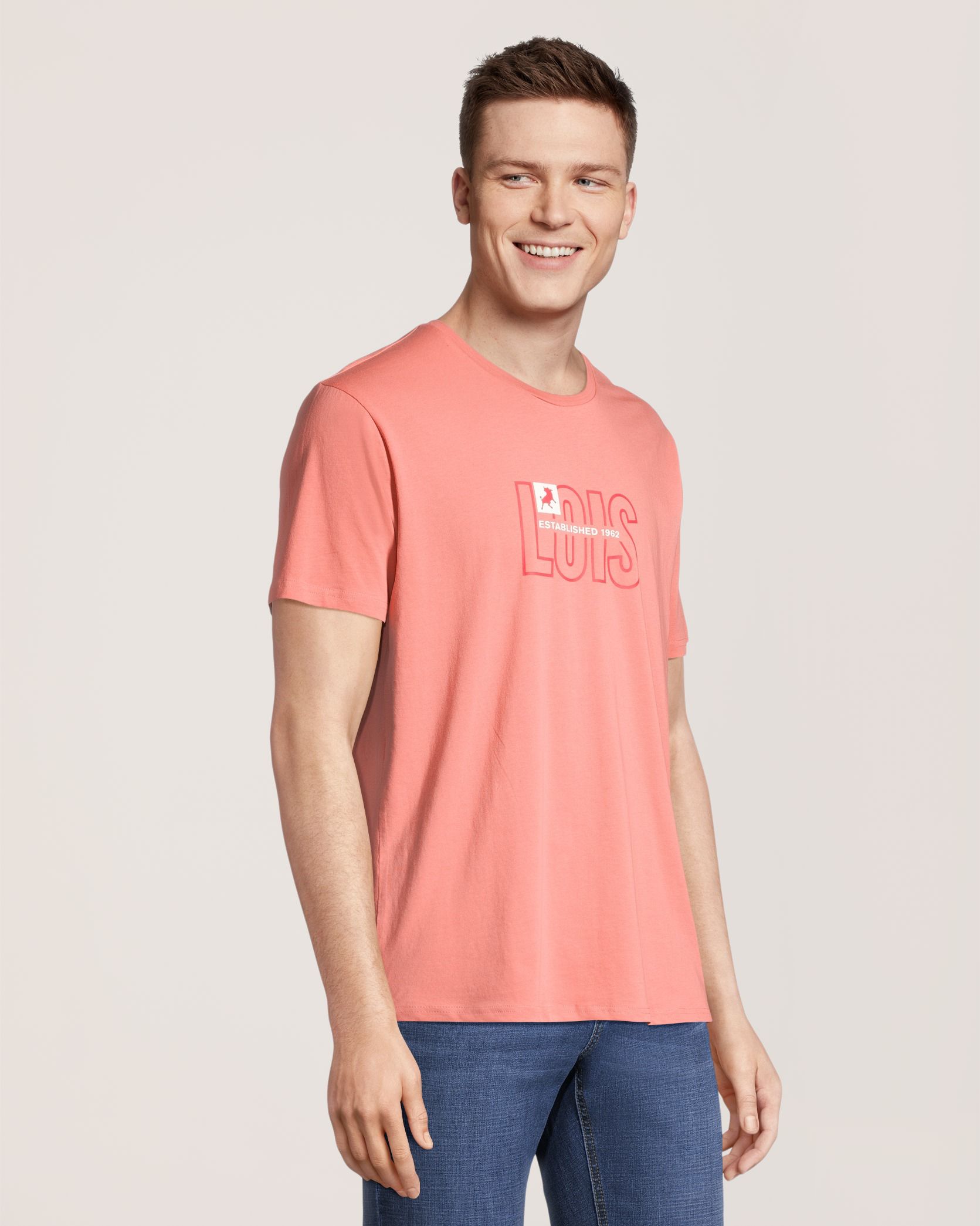 T-shirt imprimé pour hommes, Caleb, Lois