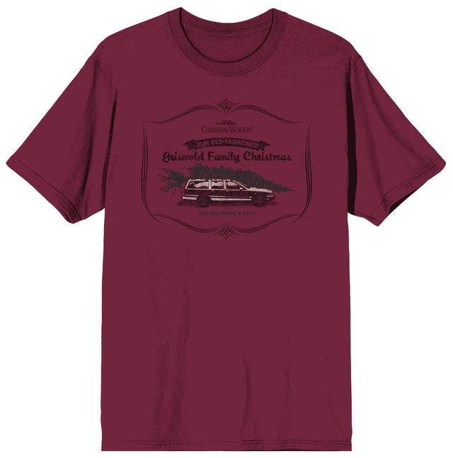 Logo T Shirt Men's Holiday Griswold Tree Graphic T Shirt