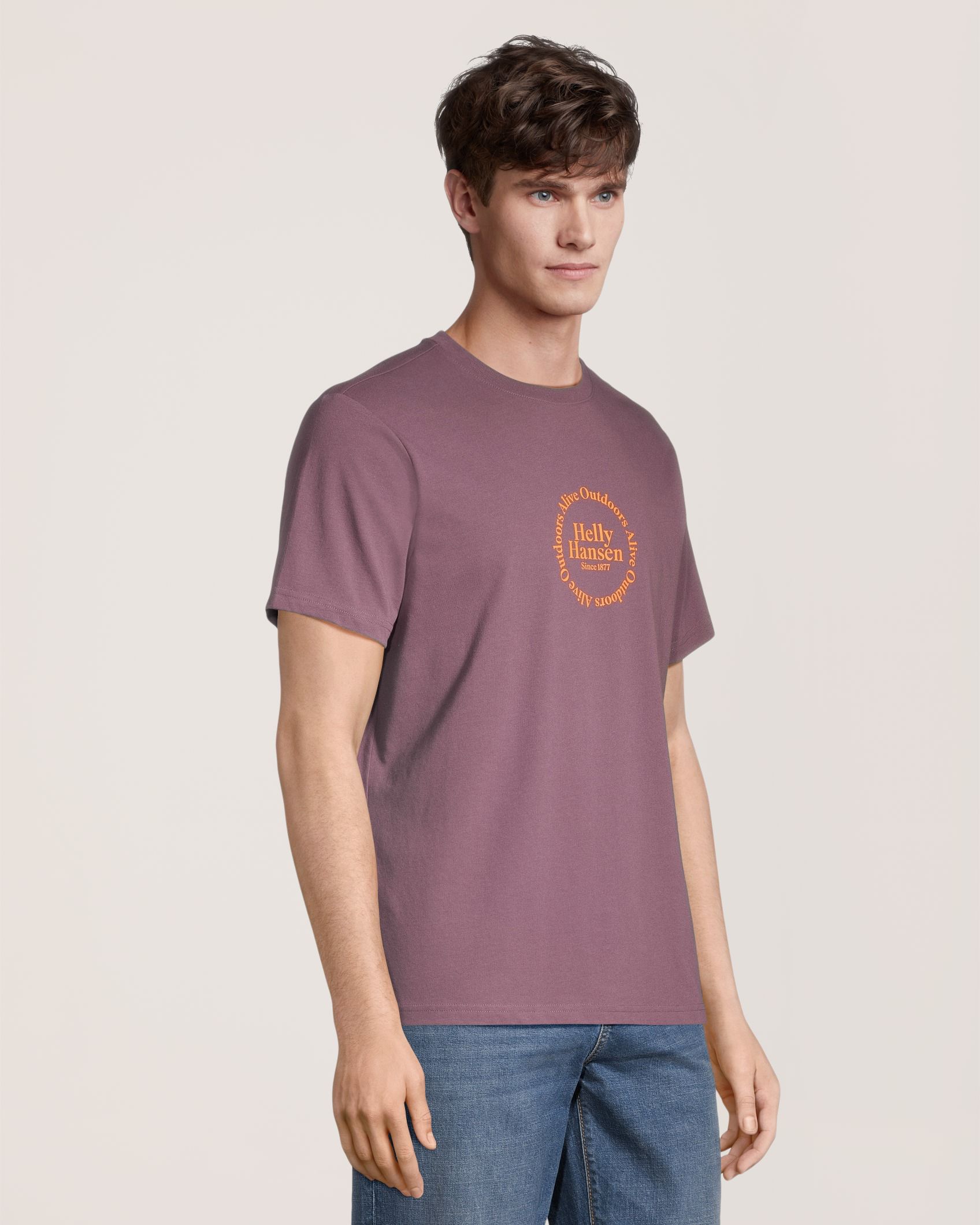 T-shirt graphique à manches courtes pour hommes, Helly Hansen