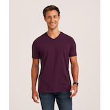 Denver Hayes Men's Seasonal Stretch V Neck T-Shirt Front_Flat