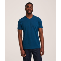 T-shirt saisonnier extensible à encolure en V pour hommes, Denver Hayes