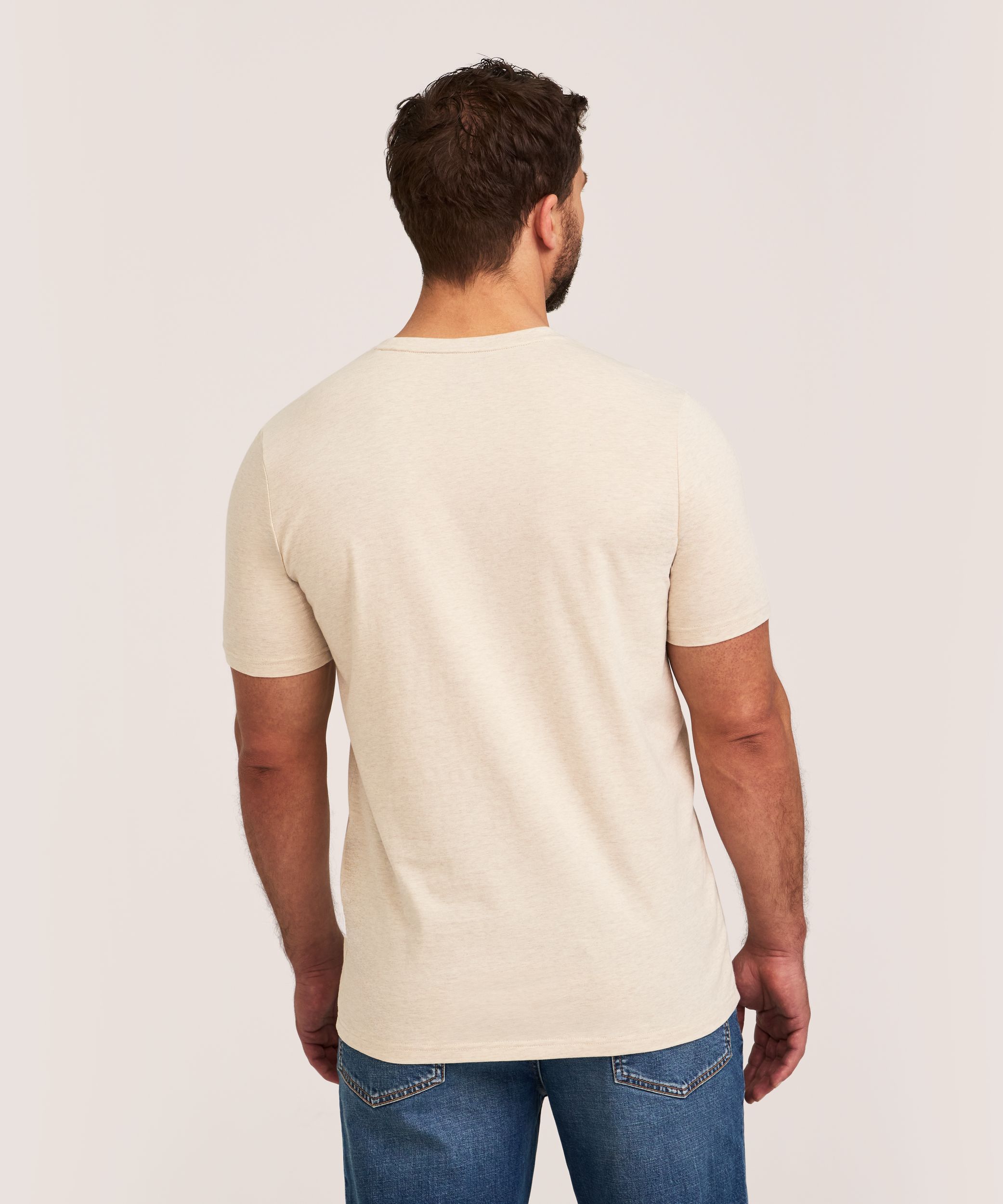Denver Hayes Men's Stretch Modern Fit Crewneck T-Shirt