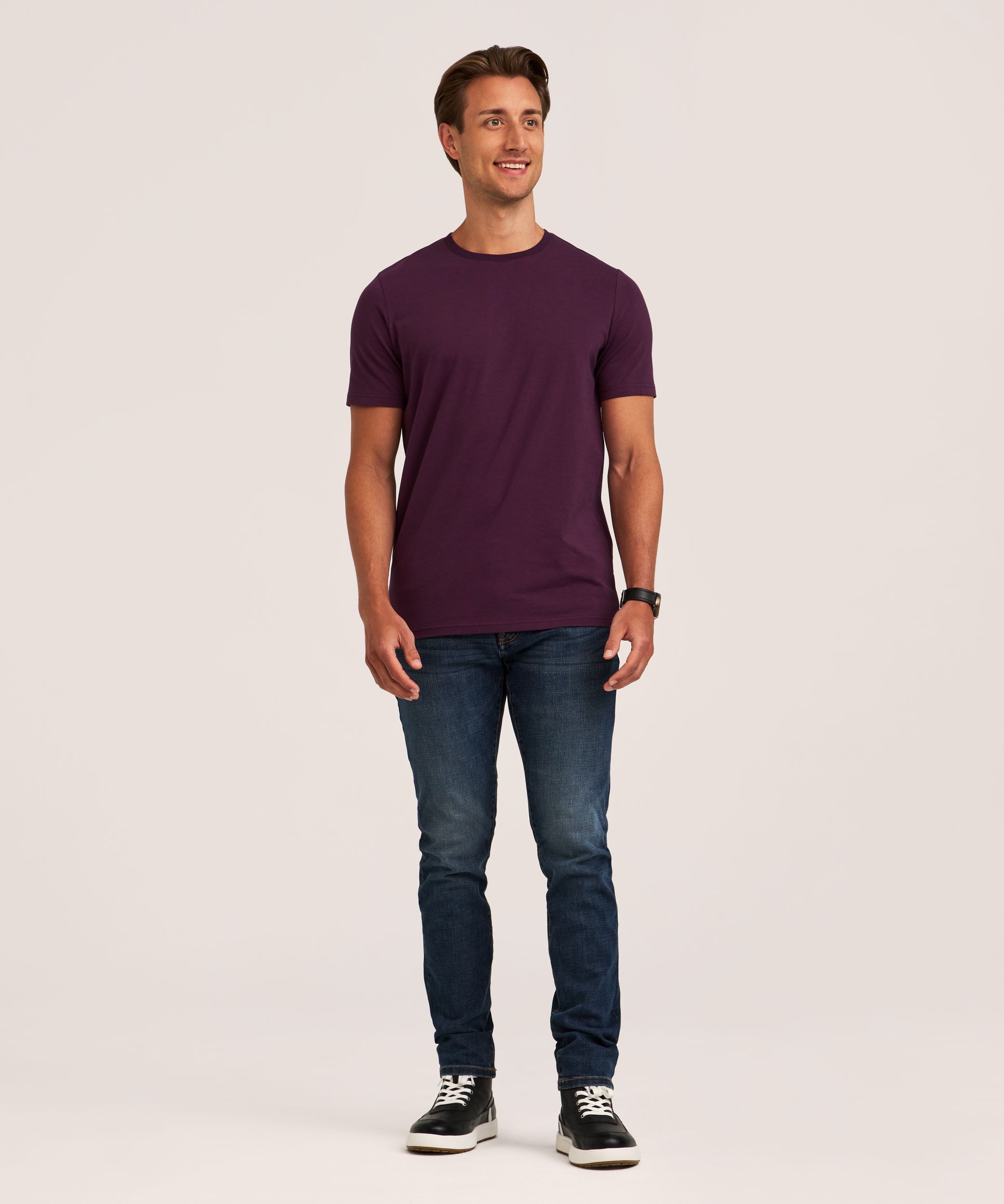 Denver Hayes Men's Seasonal Stretch Crewneck T-Shirt