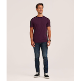 T-shirt saisonnier extensible à col ras du cou pour hommes, Denver Hayes Front_Flat