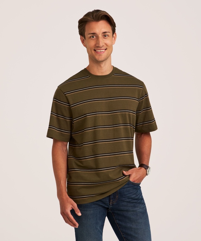 Denver Hayes Men's 50 Wash Crewneck T-Shirt