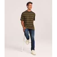 T-shirt à encolure ras du cou 50 lavages pour hommes, Denver Hayes Front_Angled_Right
