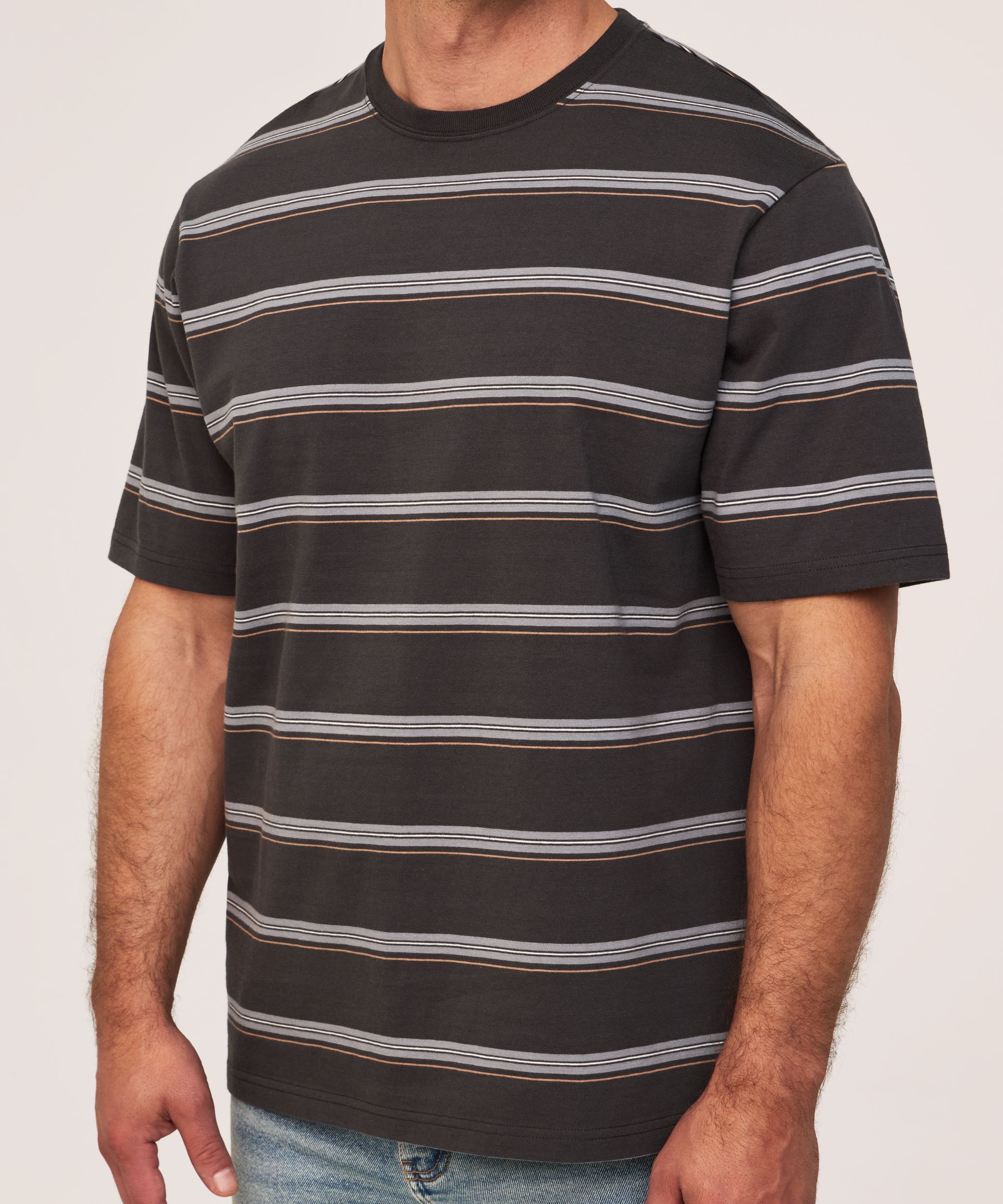 Denver Hayes Men's 50 Wash Crewneck T-Shirt