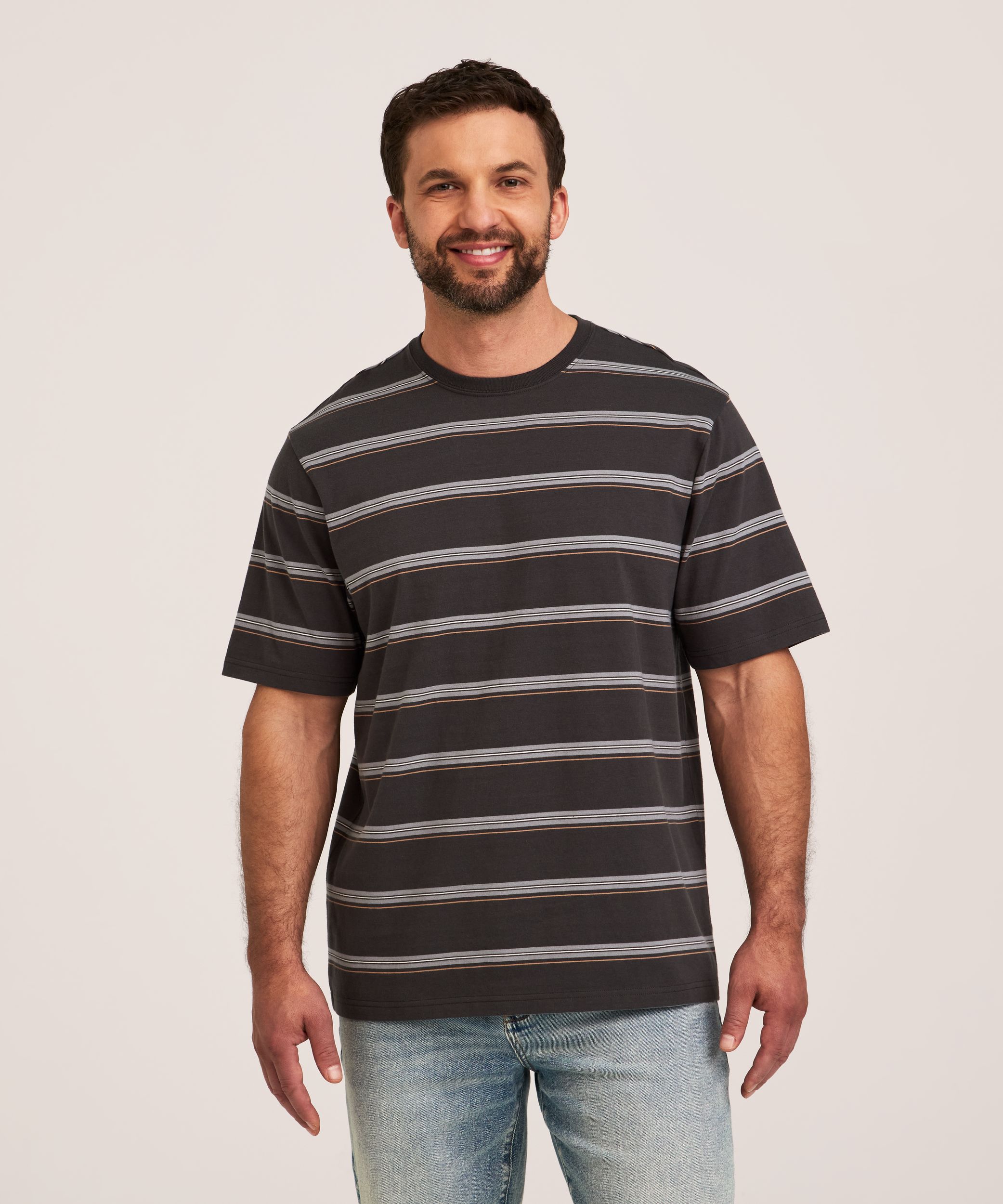 Denver Hayes Men's 50 Wash Crewneck T-Shirt