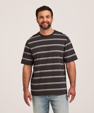 Denver Hayes Men's 50 Wash Crewneck T-Shirt