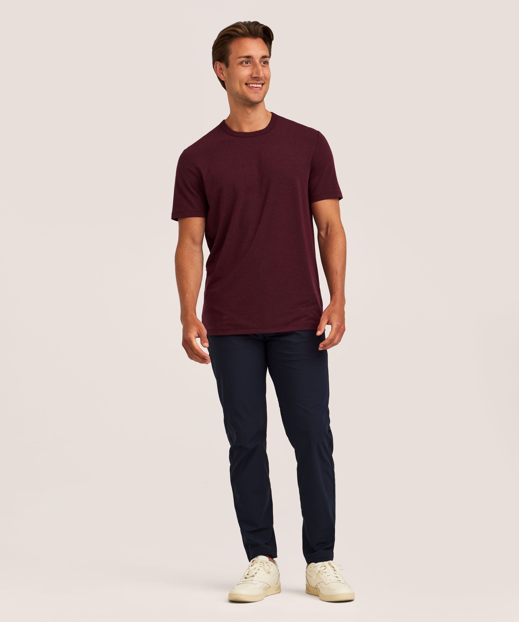 Denver Hayes Performance Men's Short Sleeve Stretch T-Shirt