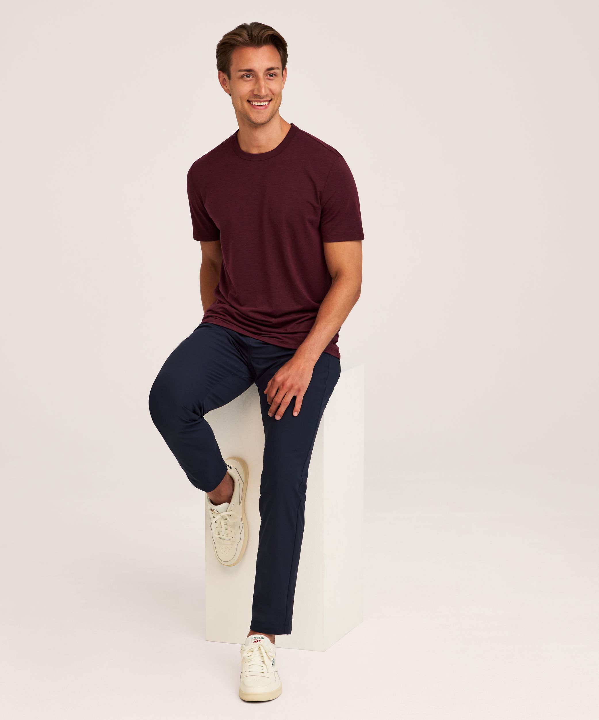 Denver Hayes Performance Men's Short Sleeve Stretch T-Shirt