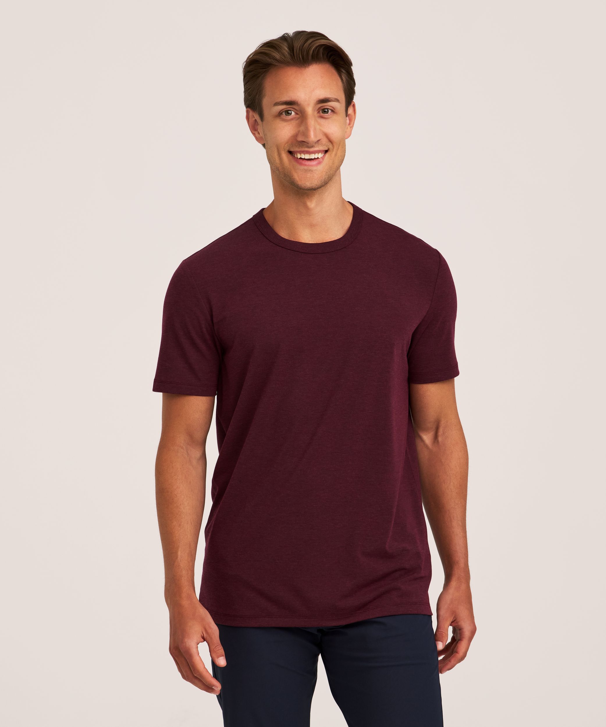 Denver Hayes Performance Men's Short Sleeve Stretch T-Shirt