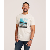 T-shirt graphique pour hommes, Modern Lines, WindRiver