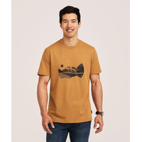 T-shirt graphique pour hommes, Modern Lines, WindRiver