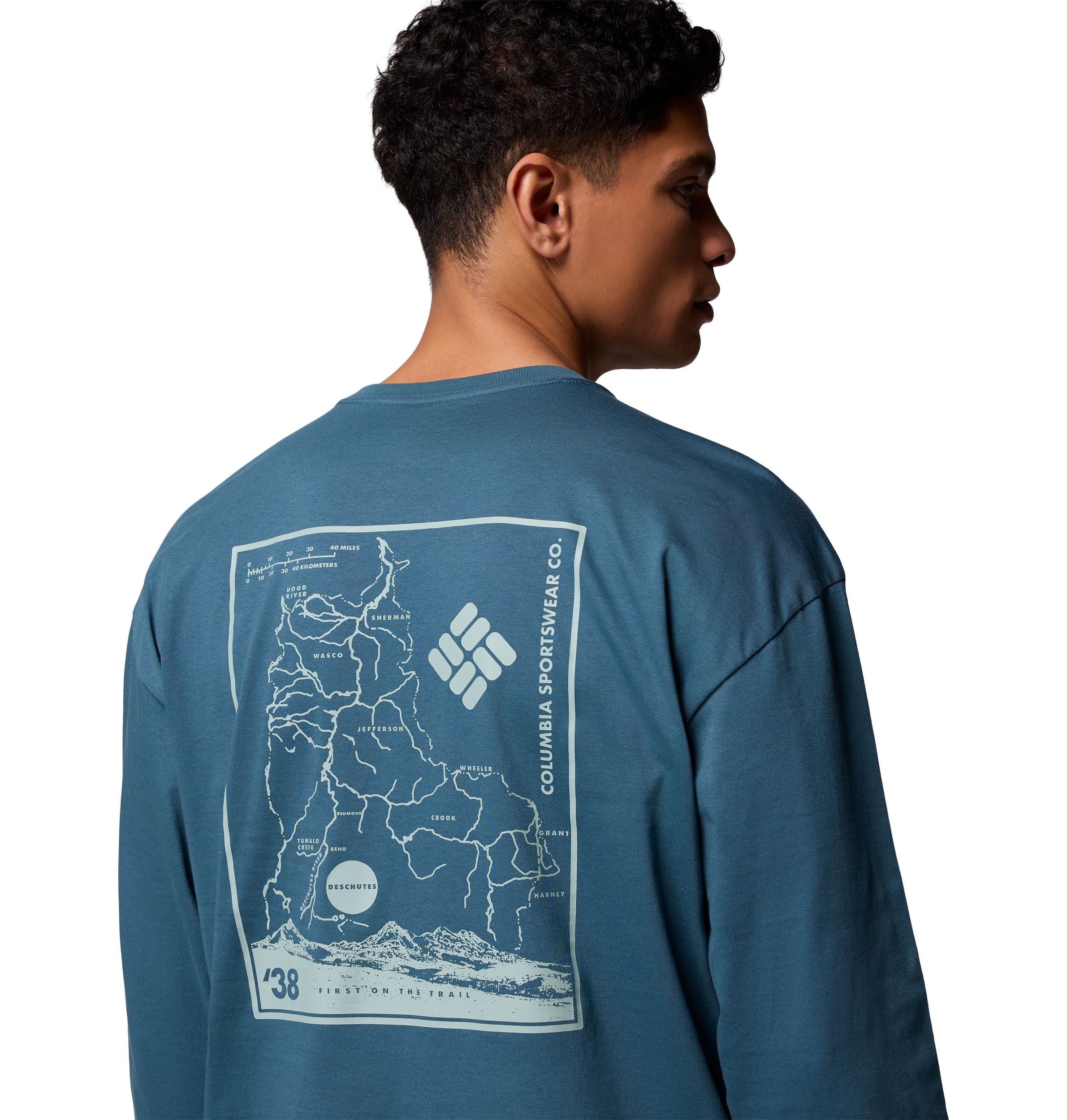 Columbia Men's Butte Long Sleeve Graphic T-Shirt