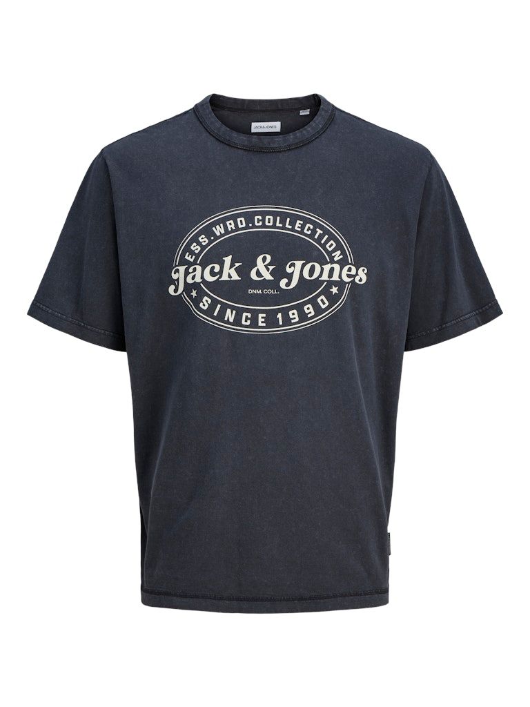 T-shirt imprimé à manches courtes et à col ras du cou pour hommes, Dover, Jack&nbsp;&&nbsp;Jones