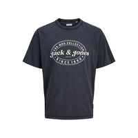 Jack & Jones Men's Dover Print Short Sleeve Crewneck T-Shirt Front_Flat