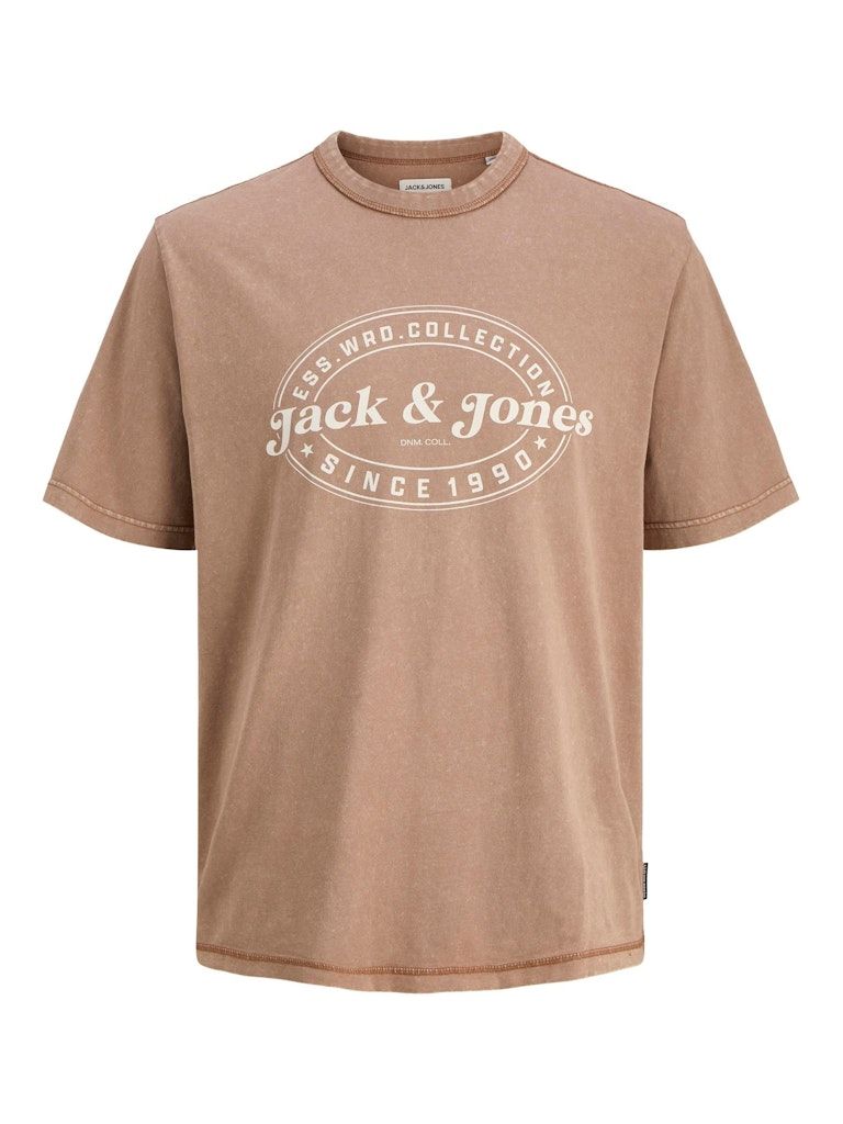 Jack & Jones Men's Dover Print Short Sleeve Crewneck T-Shirt