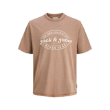 T-shirt imprimé à manches courtes et à col ras du cou pour hommes, Dover, Jack & Jones Front_Flat