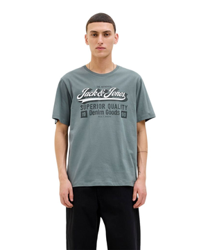 T-shirt à manches courtes avec logo pour hommes, Jack & Jones