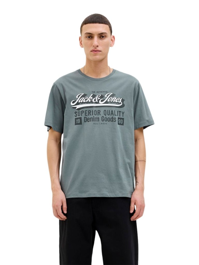 T-shirt à manches courtes avec logo pour hommes, Jack & Jones