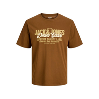 Jack & Jones Men's Logo Short Sleeve T-Shirt Front_Flat