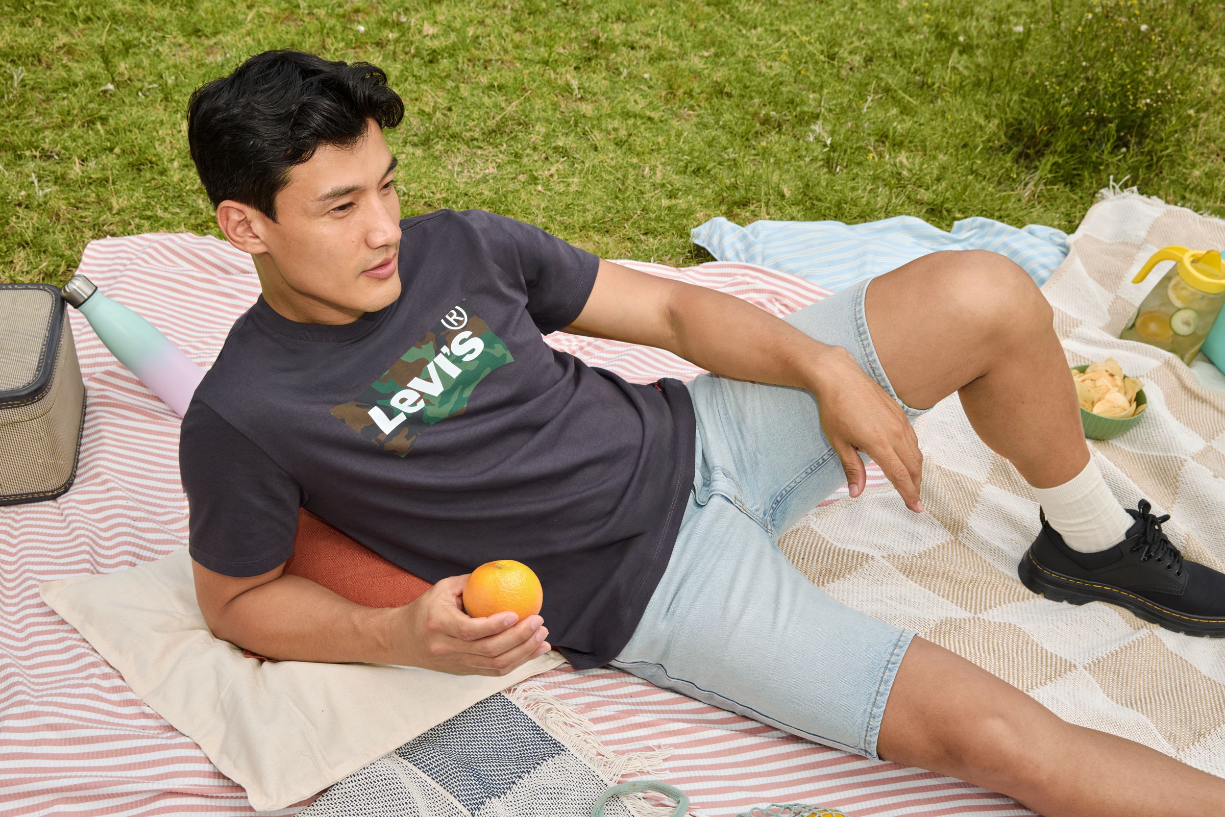 T-shirt graphique à motif d’ailes de chauve-souris pour hommes, Levi's