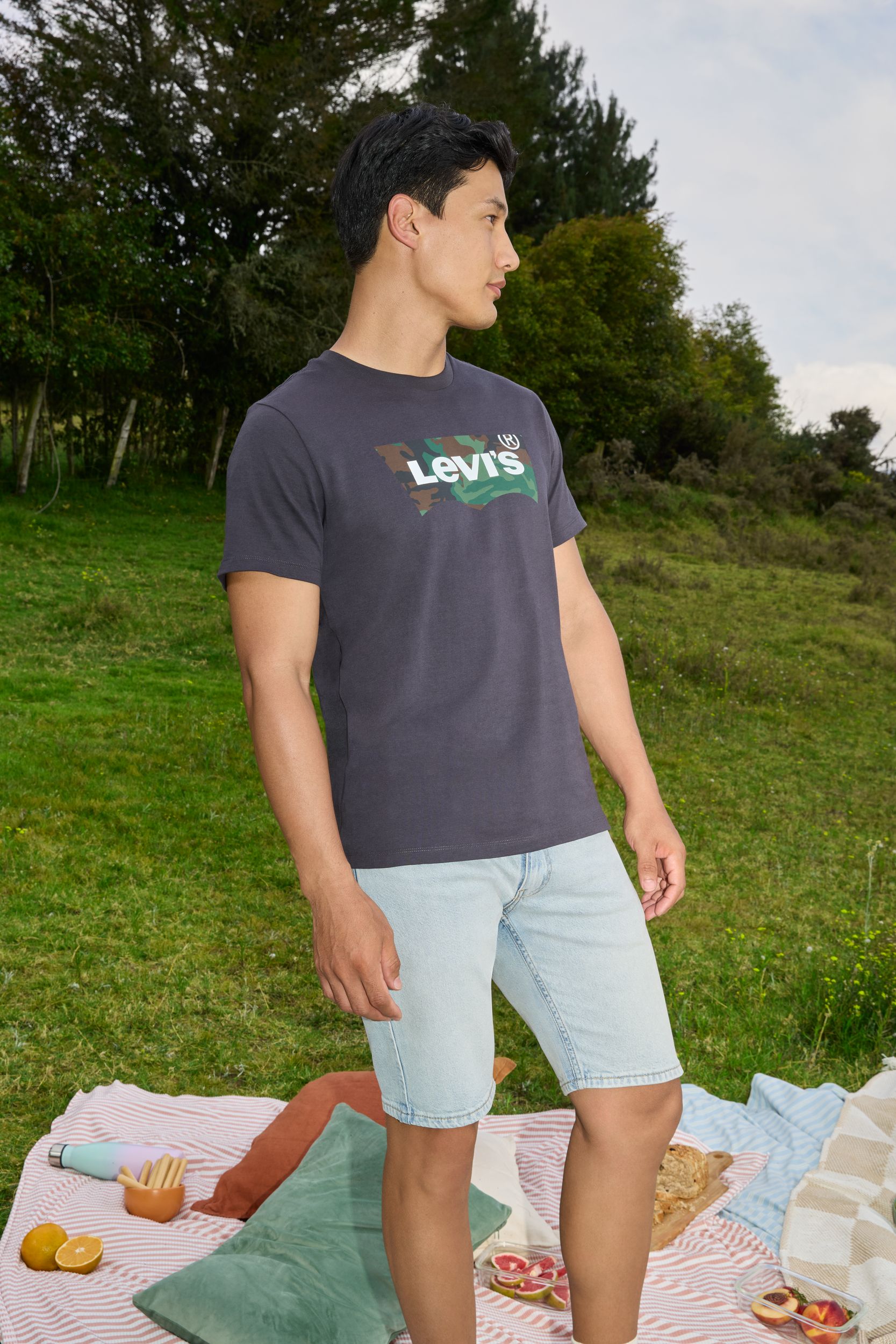 T-shirt graphique à motif d’ailes de chauve-souris pour hommes, Levi's