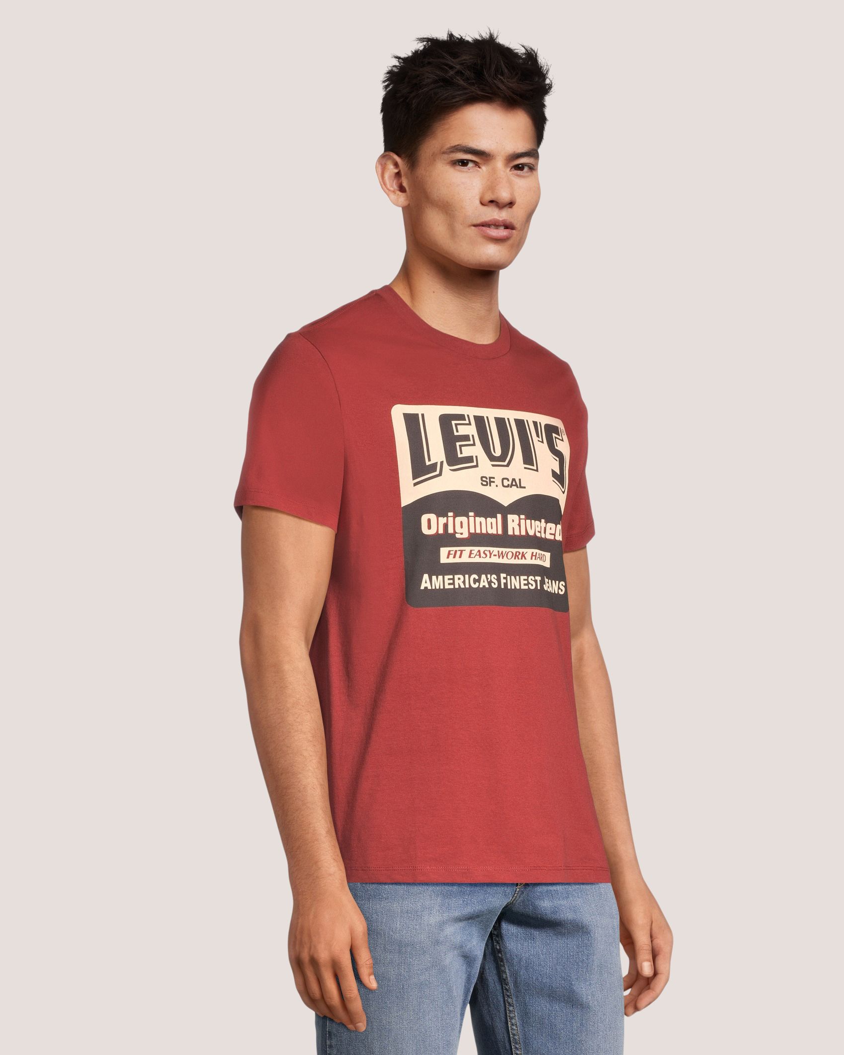 T-shirt graphique à motif riveté pour hommes, Levi's