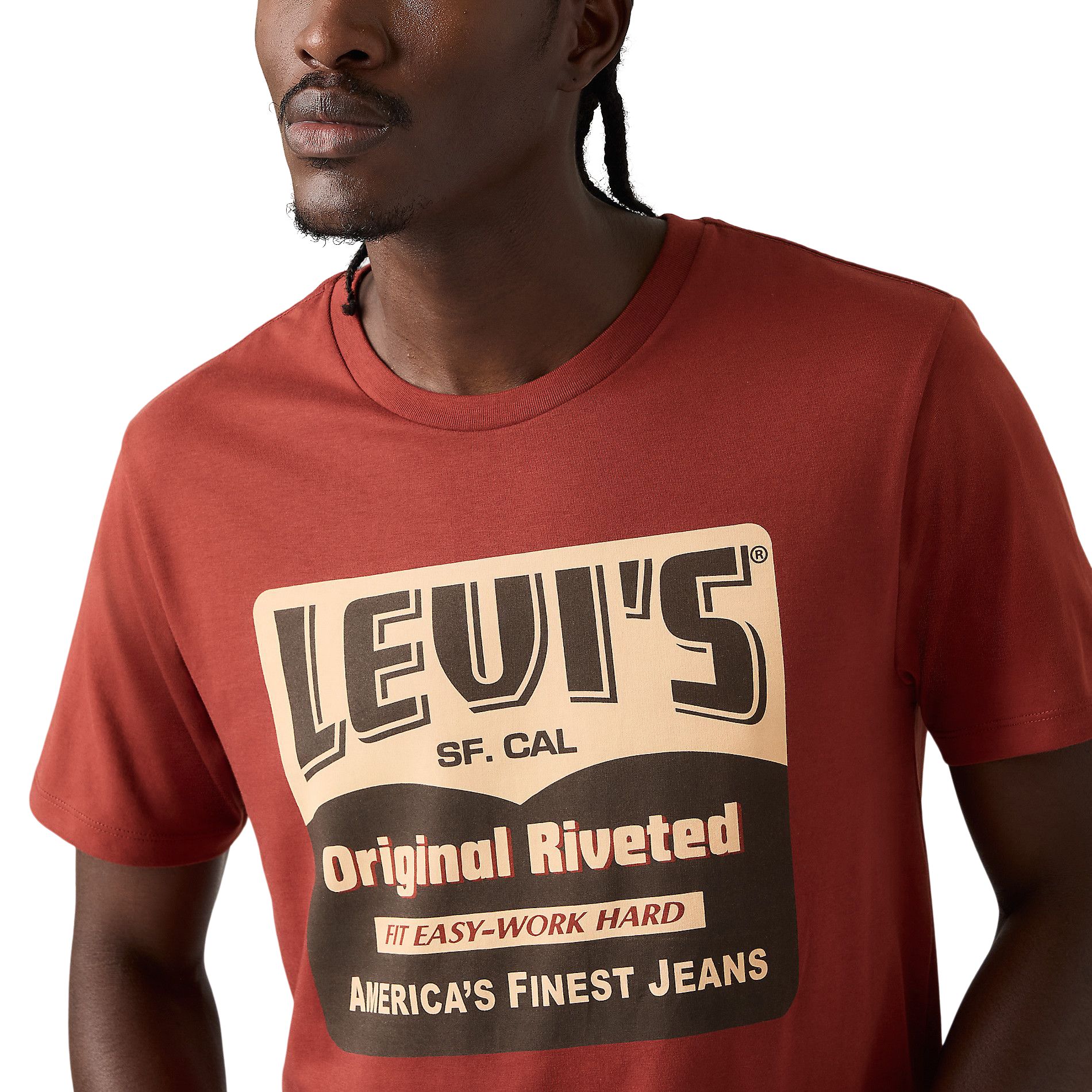 T-shirt graphique à motif riveté pour hommes, Levi's