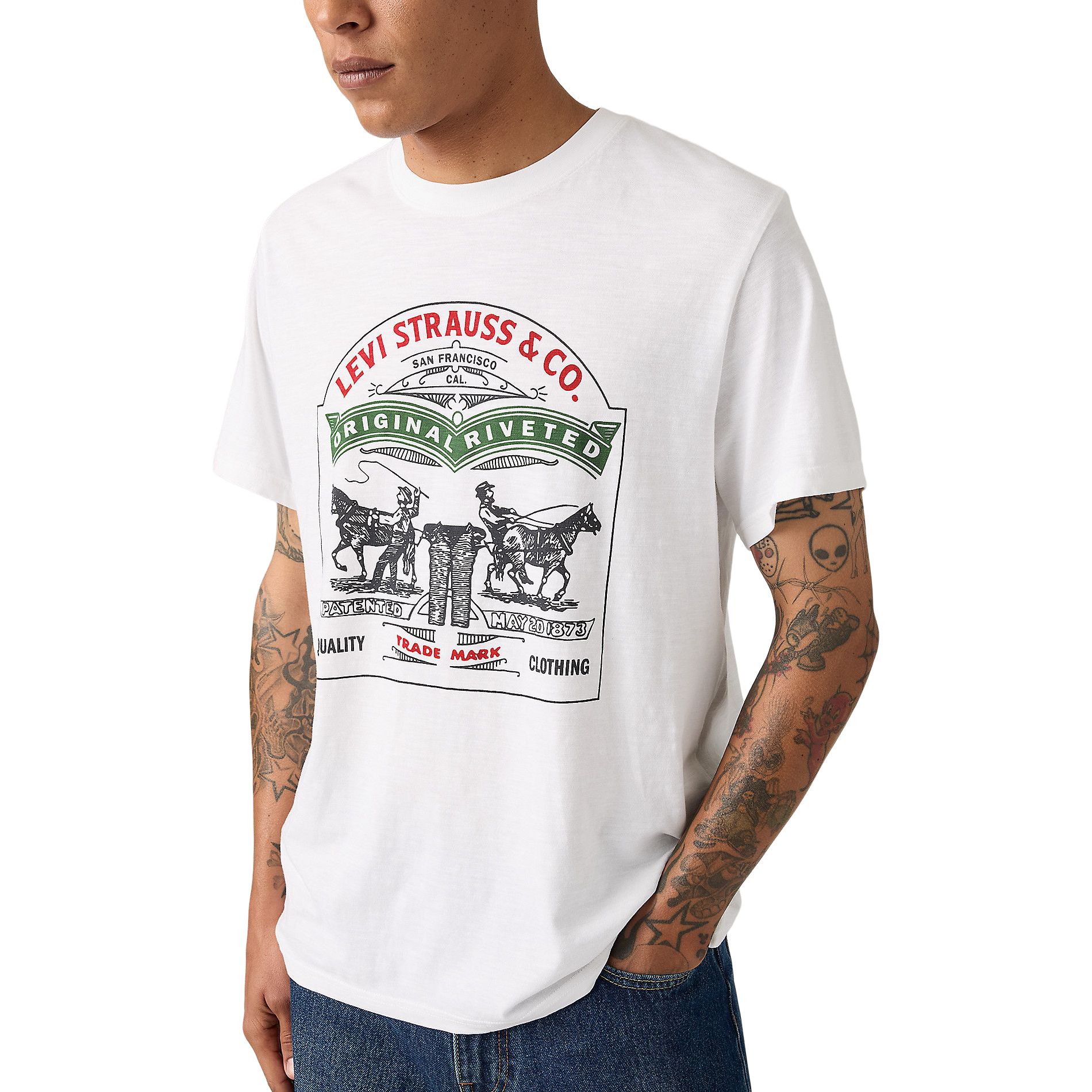 T-shirt graphique d'archive pour hommes, Levi's