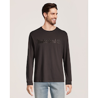 Timberland Men's Embroidered Long Sleeve T-Shirt