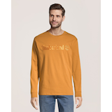 Timberland Men's Embroidered Long Sleeve T-Shirt Front_Flat