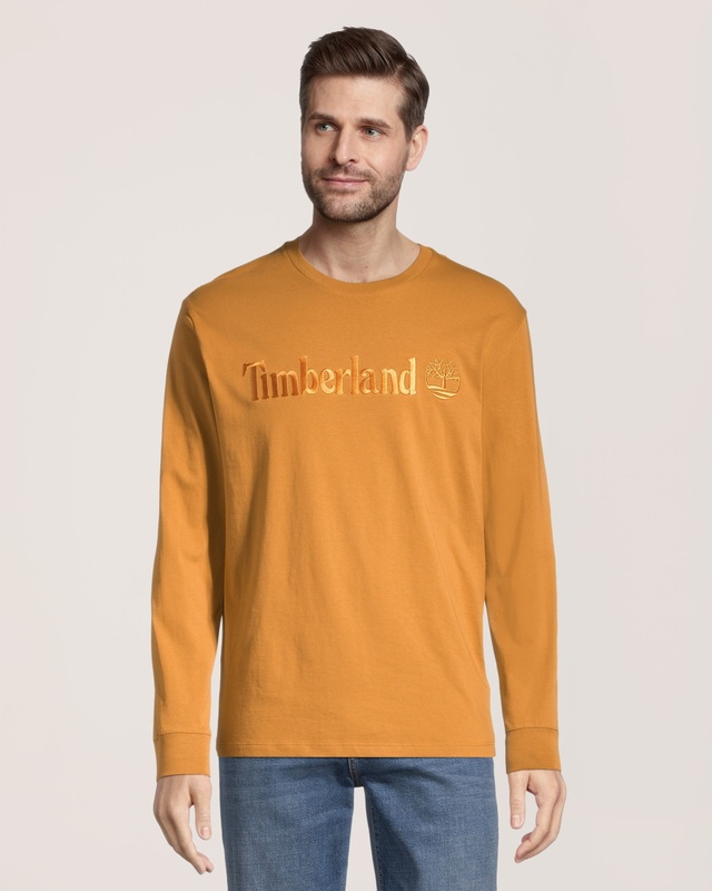 Timberland Men's Embroidered Long Sleeve T-Shirt