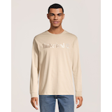 Timberland Men's Embroidered Long Sleeve T-Shirt Front_Flat