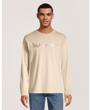 Timberland Men's Embroidered Long Sleeve T-Shirt