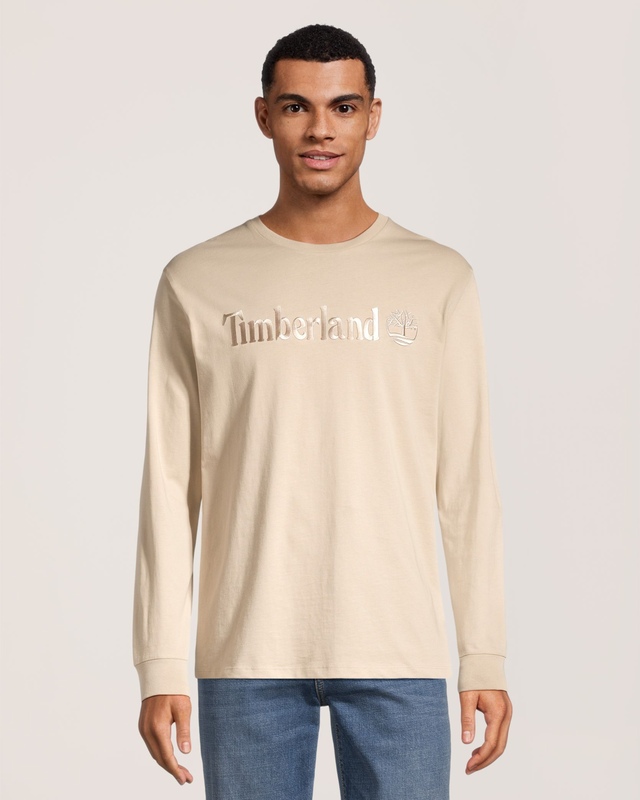 Timberland Men's Embroidered Long Sleeve T-Shirt