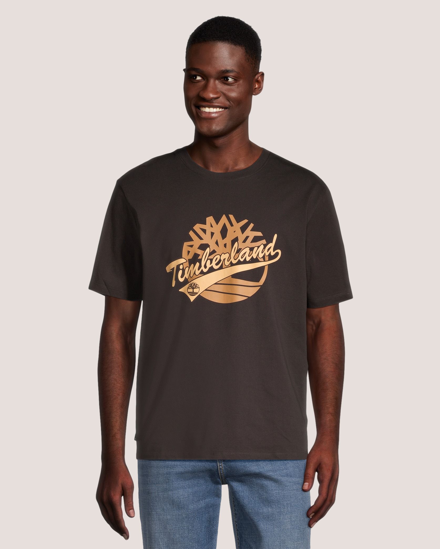 T-shirt à logo pour hommes, Tree Script, Timberland