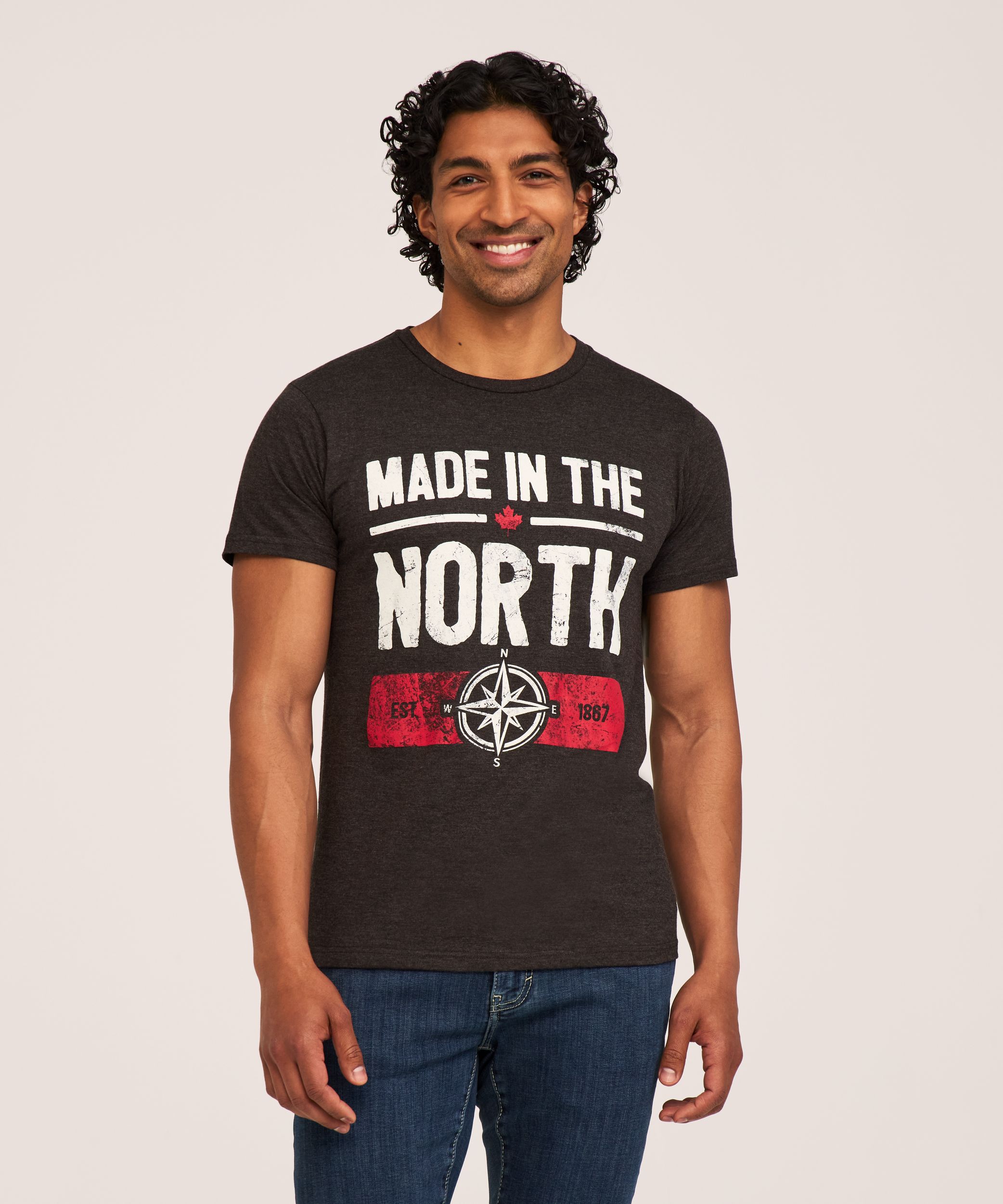 T-shirt avec logo «Made In The North» pour hommes