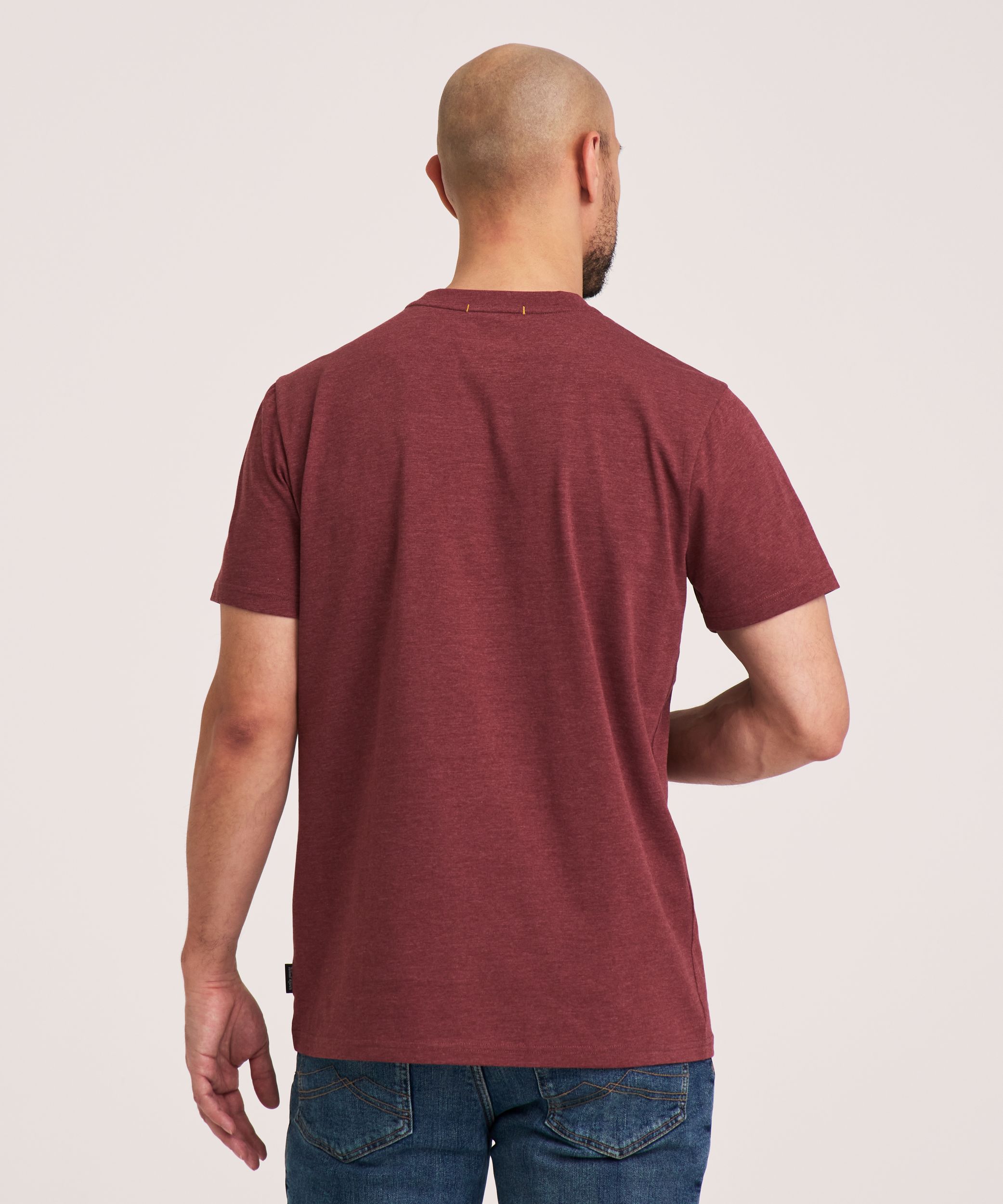 T-shirt graphique à manches courtes à motif d’ours pour hommes, WindRiver