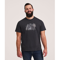 WindRiver Men's Short Sleeve Bear Graphic T-Shirt Front_Flat