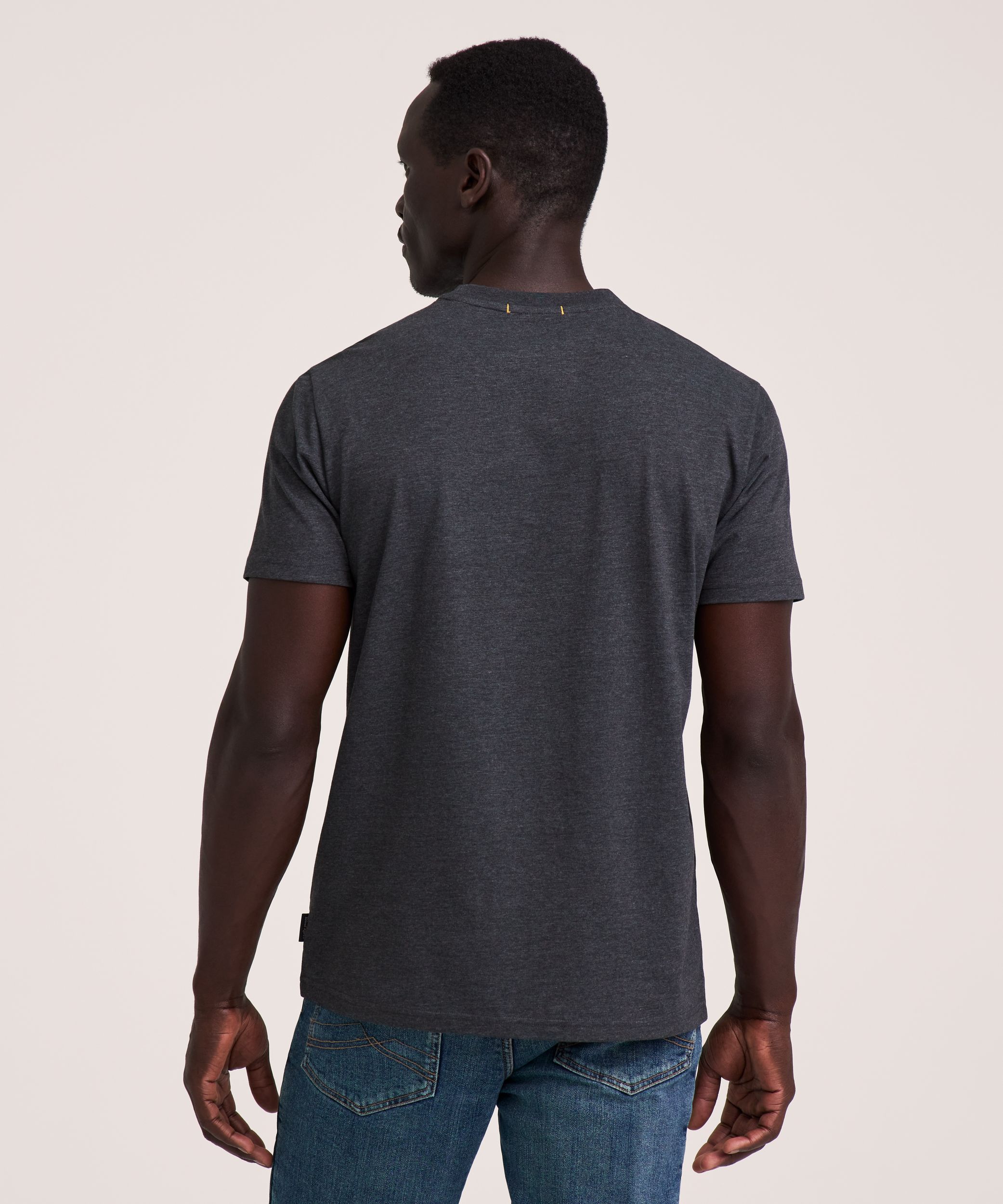 T-shirt graphique à manches courtes à motif d’ours pour hommes, WindRiver