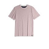 T-shirt à effet chiné pour hommes, Silver Front_Flat