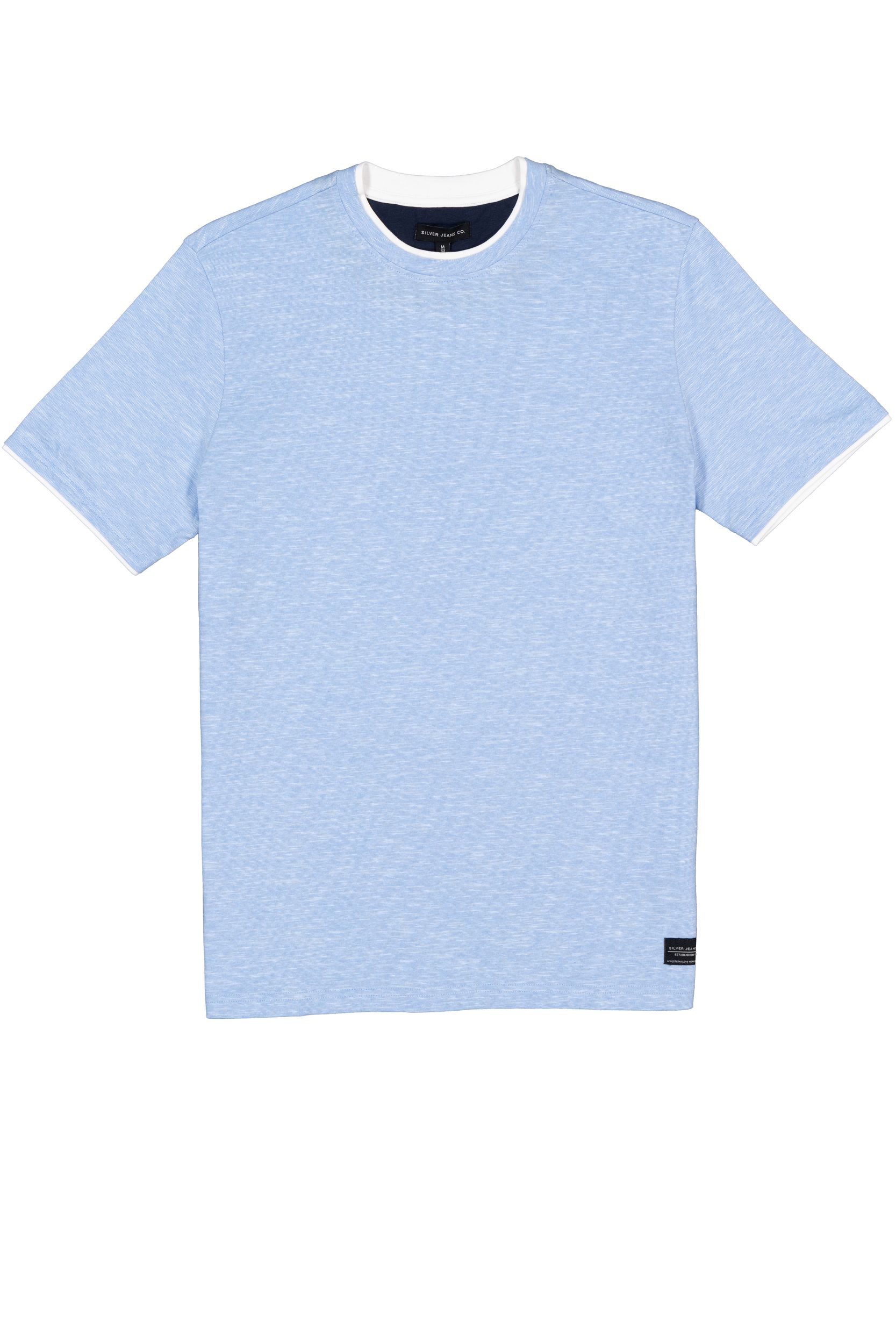 Silver Men's Space Dye T-Shirt
