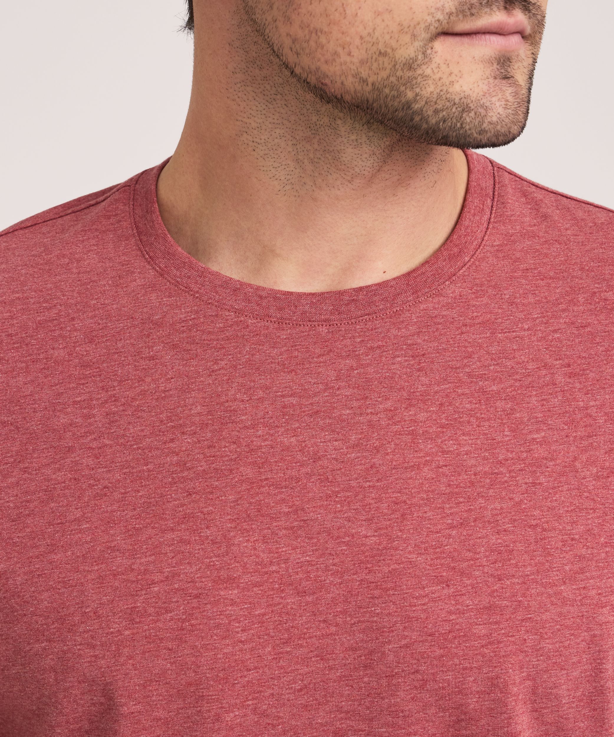 Denver Hayes Men's Stretch Modern Fit Crewneck T-Shirt