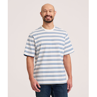 T-shirt à col rond pour homme, 50 lavages, Denver Hayes Front_Flat